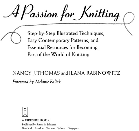 Cover image for book A Passion for Knitting
