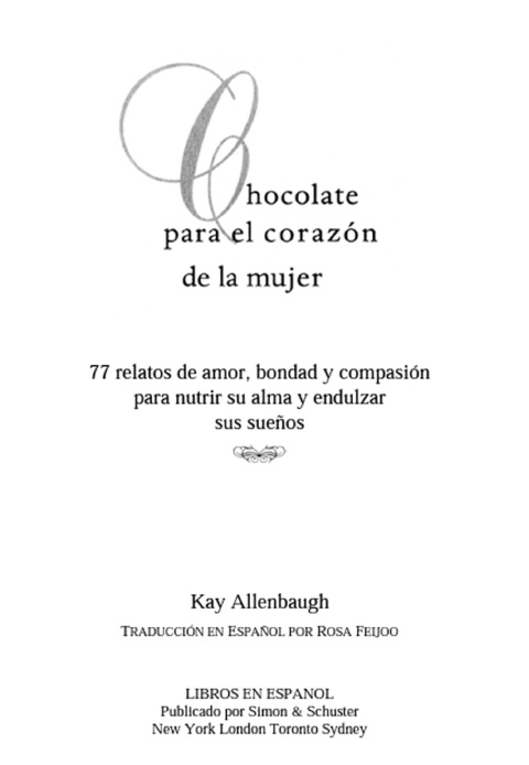 Cover image for book Chocolate para el corazon de la Mujer