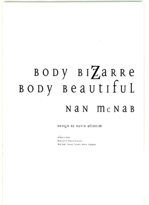 Cover image for book Body Bizarre, Body Beautiful