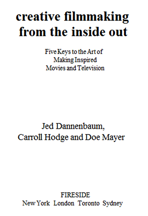 Cover image for book Creative Filmmaking from the Inside Out