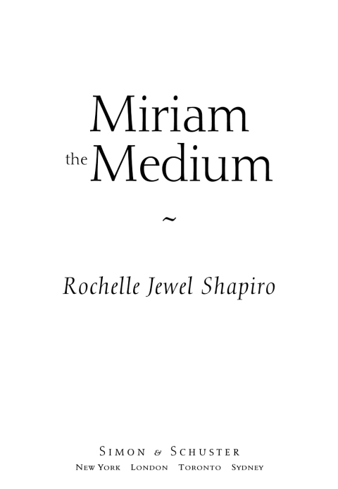 Cover image for book Miriam the Medium