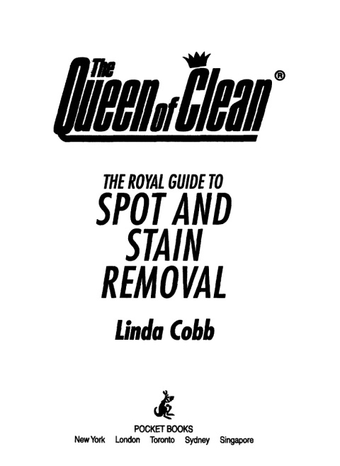 Cover image for book The Royal Guide To Spot And Stain Removal