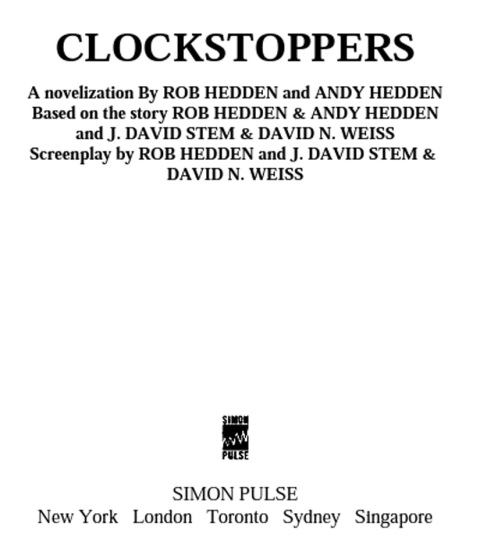 Cover image for book Clockstoppers