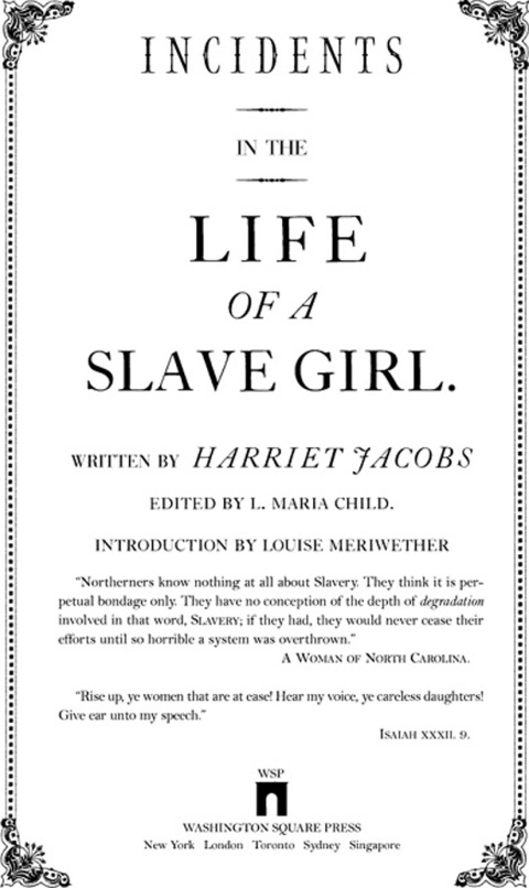 Cover image for book Incidents in the Life of a Slave Girl