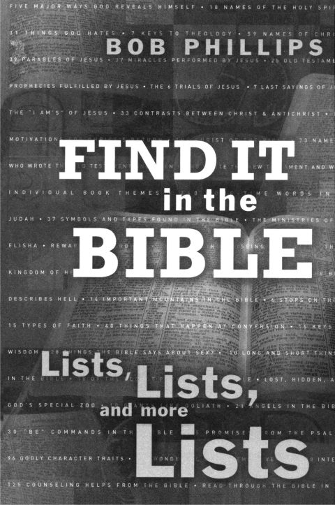 Cover image for book Find It in the Bible