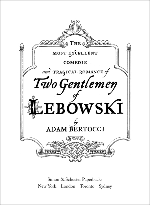 Cover image for book Two Gentlemen of Lebowski
