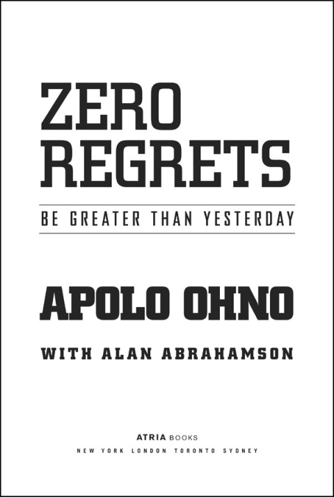 Cover image for book Zero Regrets