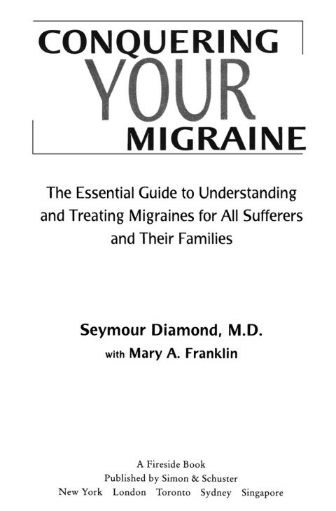 Cover image for book Conquering Your Migraine