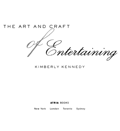 Cover image for book The Art and Craft of Entertaining