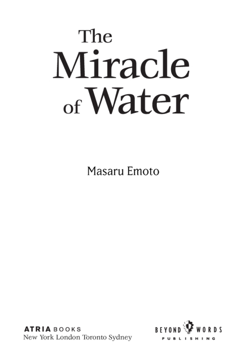 Cover image for book The Miracle of Water
