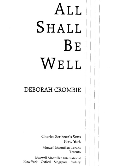 Cover image for book All Shall Be Well
