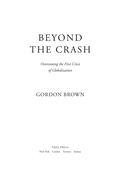 Cover image for book Beyond the Crash