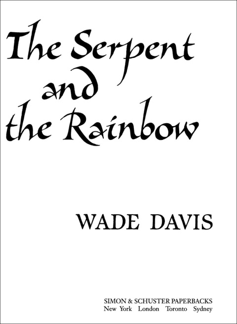Cover image for book The Serpent and the Rainbow