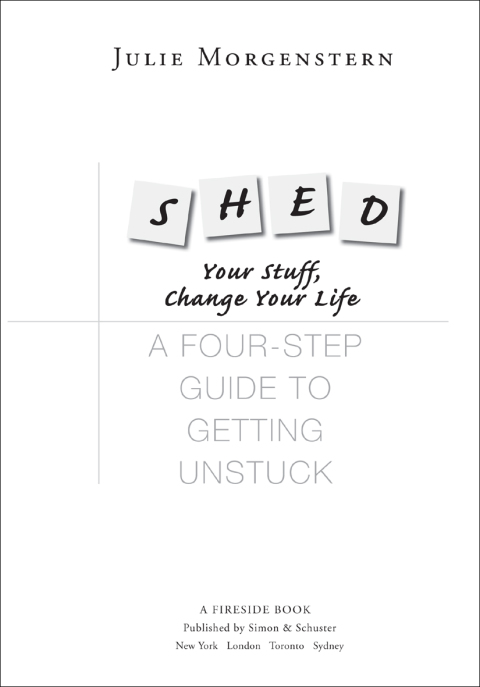 Cover image for book SHED Your Stuff, Change Your Life