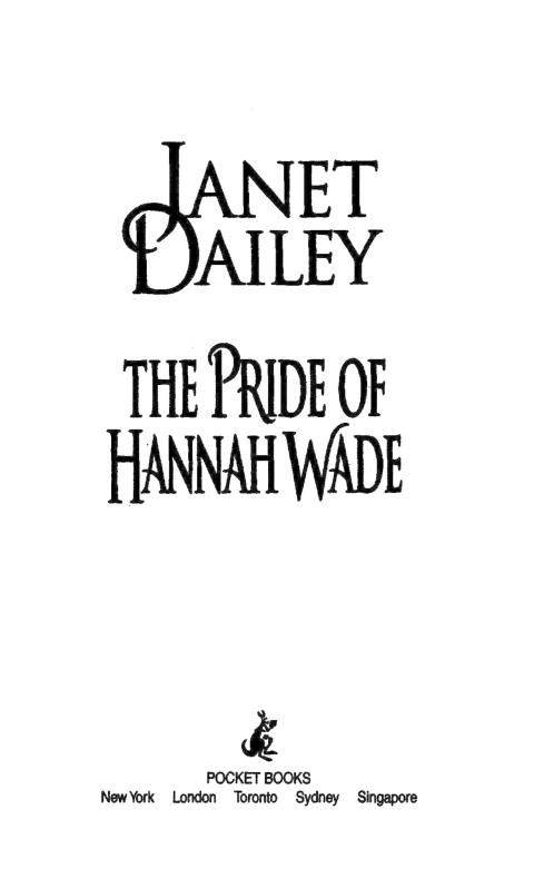 Cover image for book The Pride of Hannah Wade