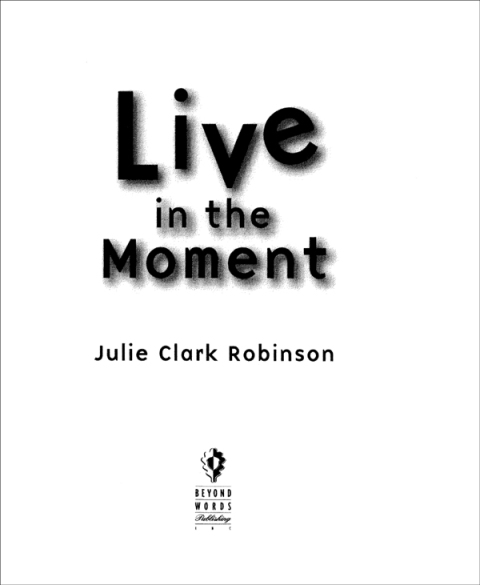Cover image for book Live In The Moment