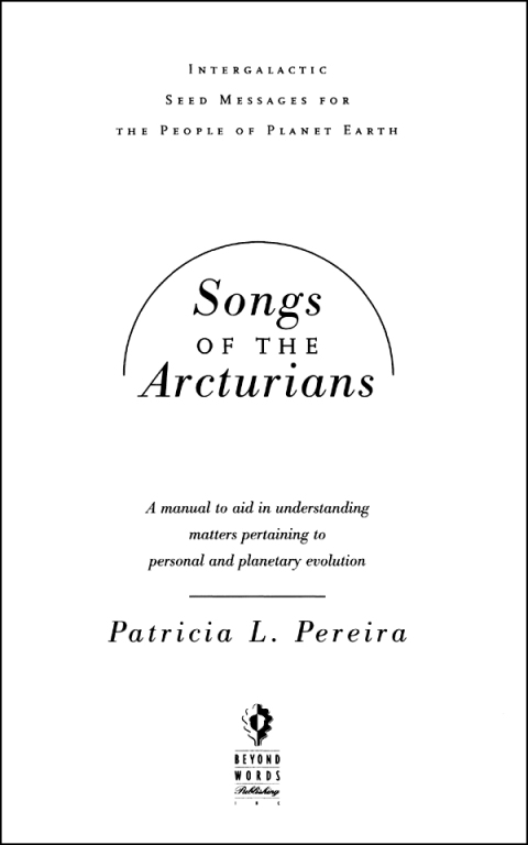 Cover image for book Songs Of The Arcturians