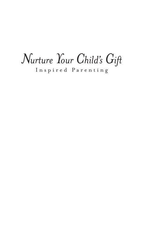 Cover image for book Nurture Your Child's Gift