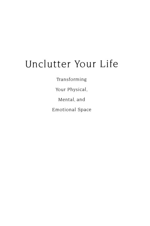Cover image for book Unclutter Your Life