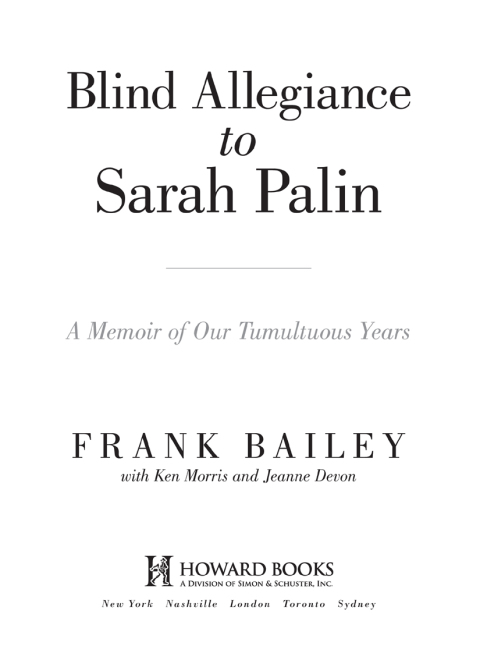Cover image for book Blind Allegiance to Sarah Palin