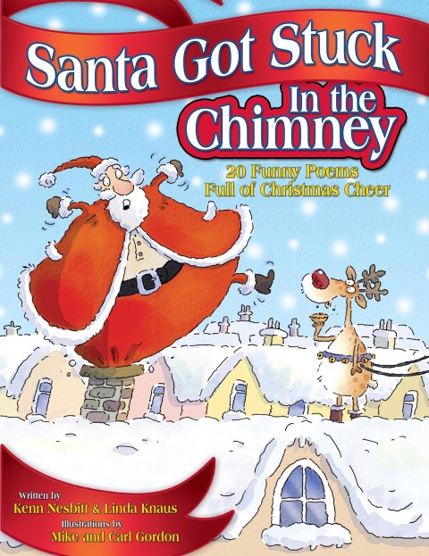 Cover image for book Santa Got Stuck in the Chimney