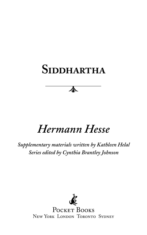 Cover image for book Siddhartha