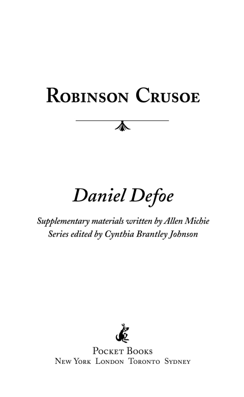 Cover image for book Robinson Crusoe