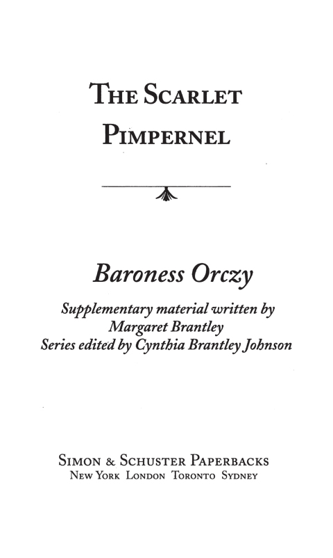 Cover image for book The Scarlet Pimpernel