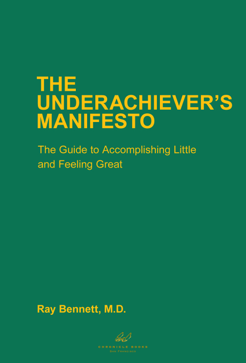 Cover image for book The Underachiever's Manifesto