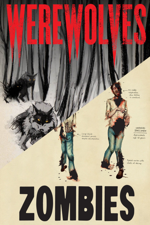 Cover image for book Werewolves/Zombies