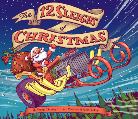 Cover image for book The 12 Sleighs of Christmas