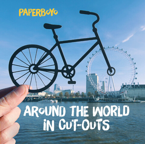 Cover image for book Around the World in Cut-Outs