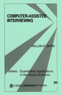 Cover image: Computer-Assisted Interviewing 1st edition 9780803940666