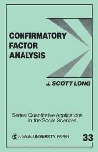 Cover image: Confirmatory Factor Analysis 1st edition 9780803920446