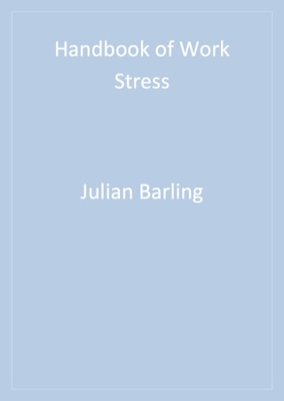 Handbook of Work Stress
