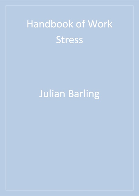 Cover image for book Handbook of Work Stress