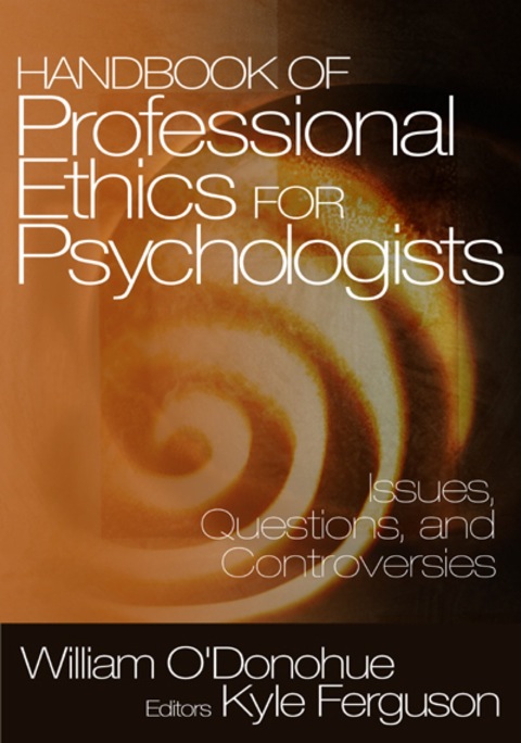 Cover image for book Handbook of Professional Ethics for Psychologists