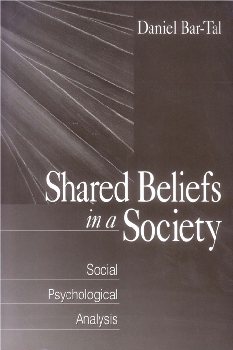 Cover image for book Shared Beliefs in a Society