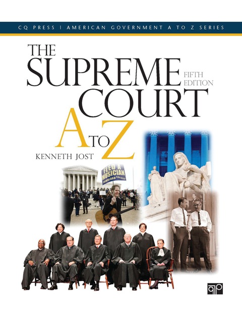 Cover image for book The Supreme Court A to Z