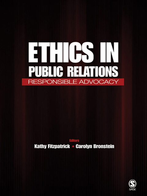 Cover image for book Ethics in Public Relations