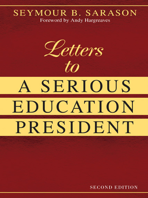 Cover image for book Letters to a Serious Education President