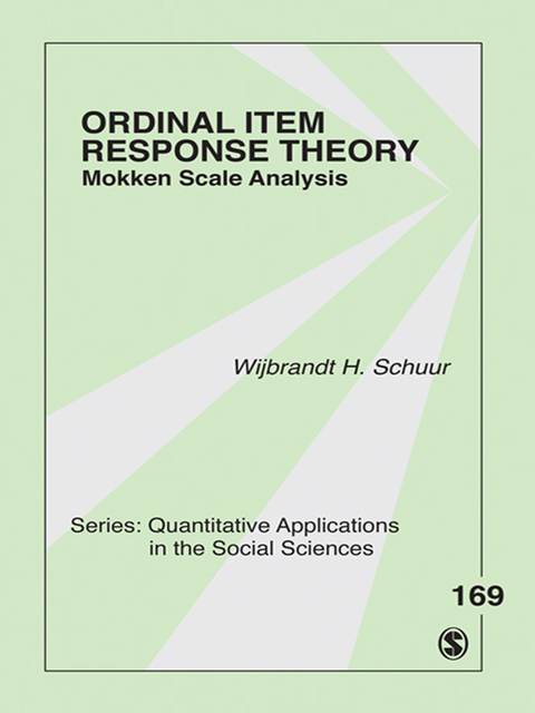 Cover image for book Ordinal Item Response Theory