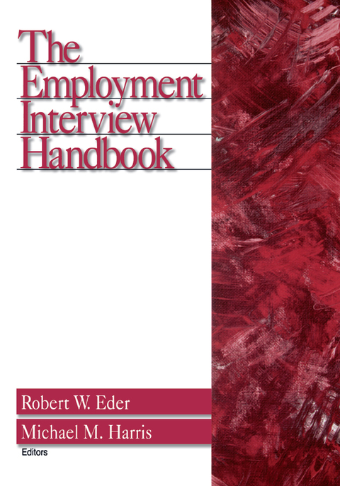 Cover image for book The Employment Interview Handbook