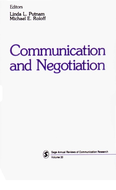 Cover image for book Communication and Negotiation