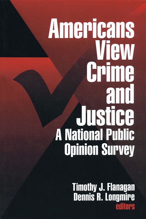 Cover image for book Americans View Crime and Justice
