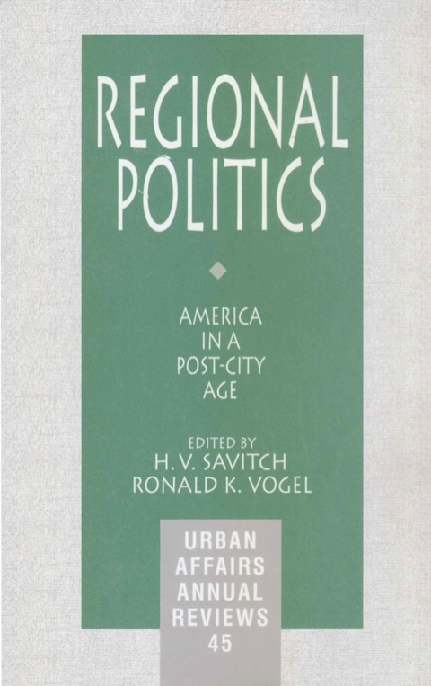 Cover image for book Regional Politics