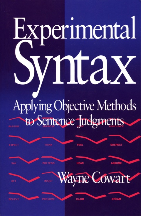 Cover image for book Experimental Syntax