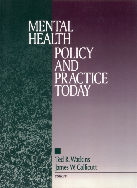 Cover image for book Mental Health Policy and Practice Today