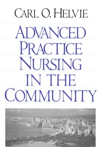 Cover image: Advanced Practice Nursing in the Community 1st edition 9780761900351