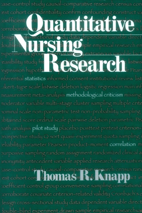 Cover image for book Quantitative Nursing Research